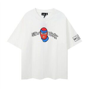 Haculla White Letter Pattern Short Sleeves